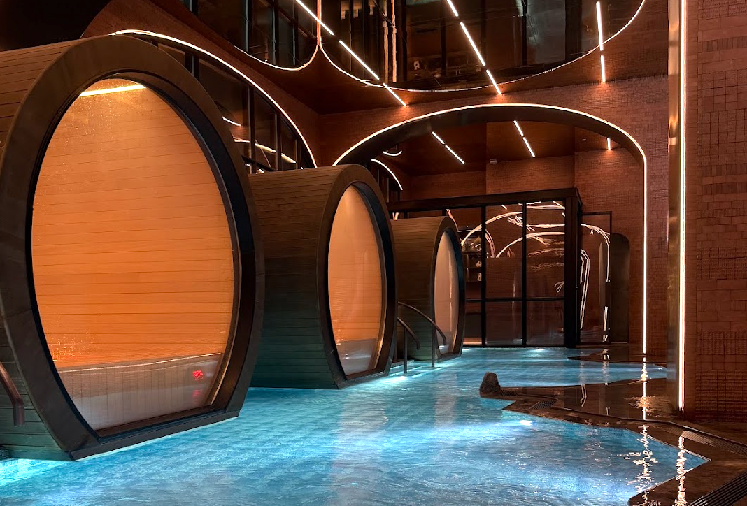 Pool und Saunen im Cheersum Spa Chengdu