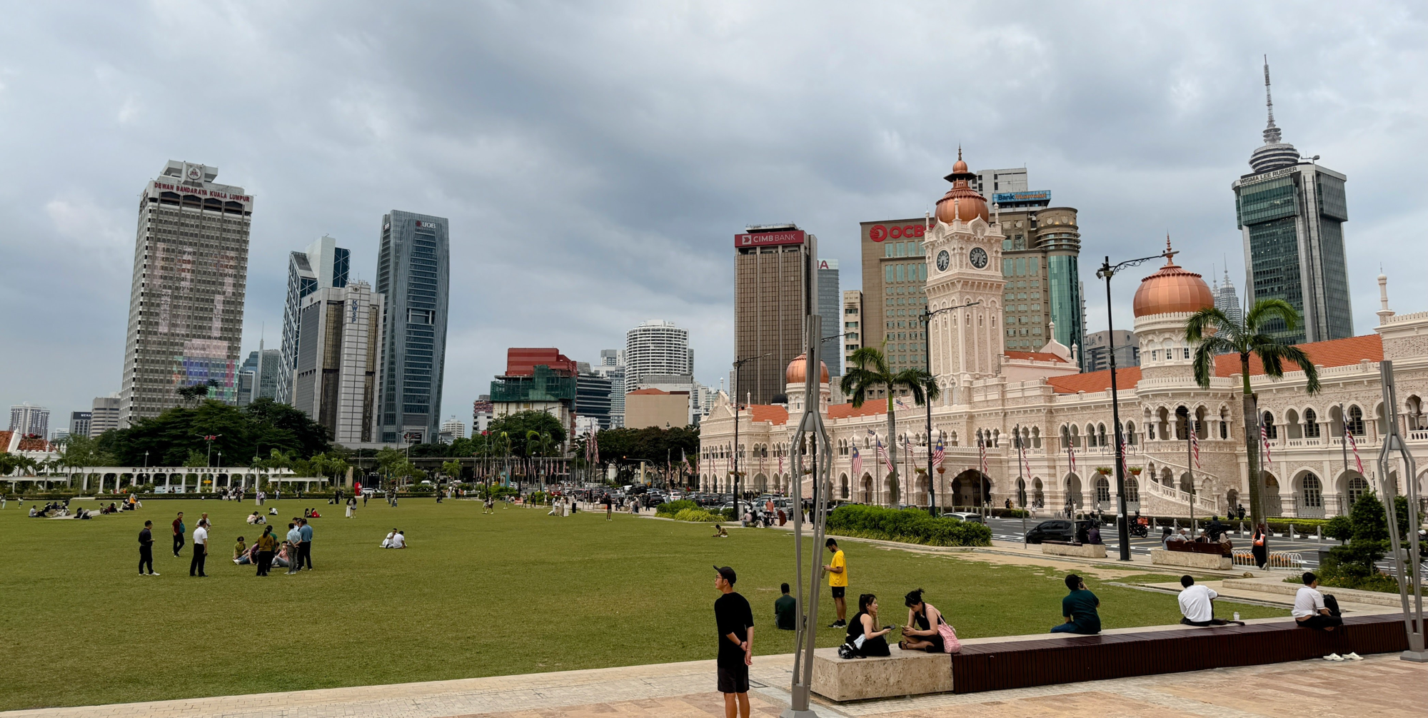 Dataran Merdeka mit Sultan Abdul Samad Gebäude, Kuala Lumpur