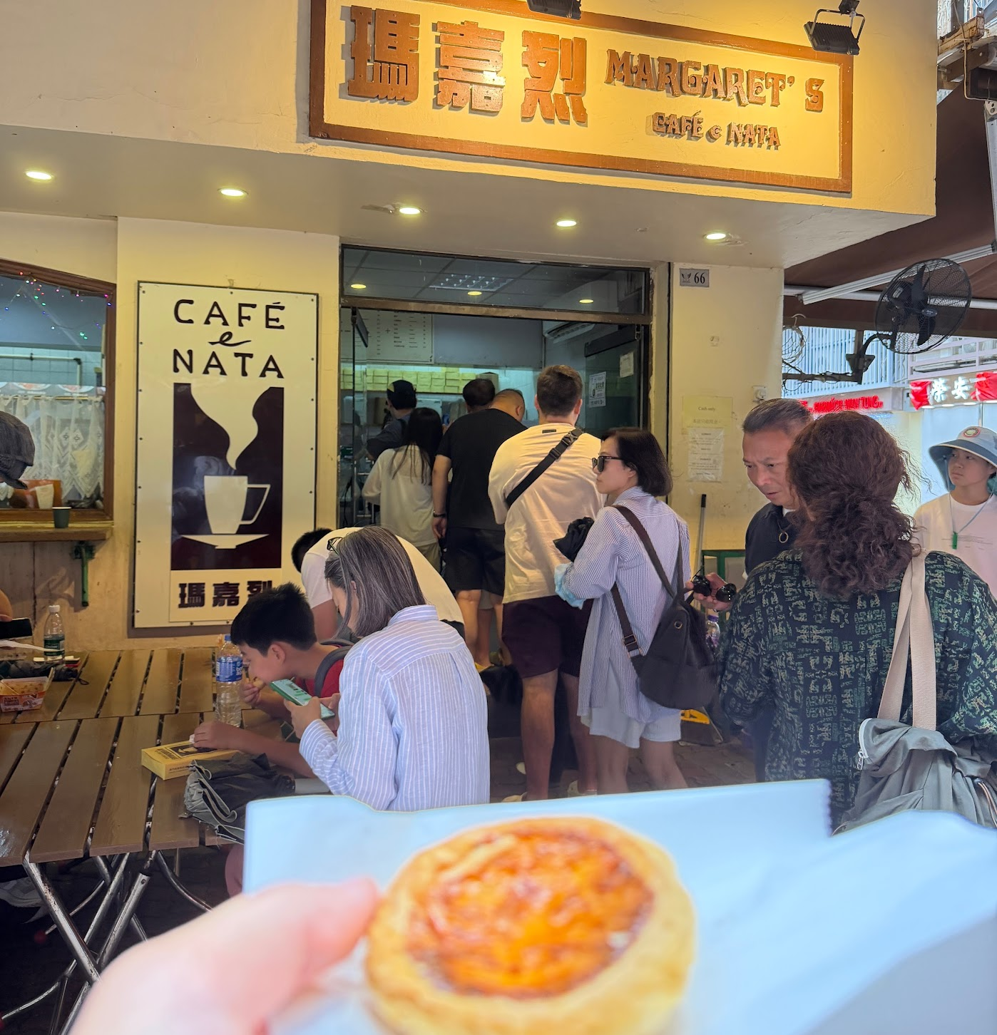Pastel de Nata bei Margaret's Café e Nata